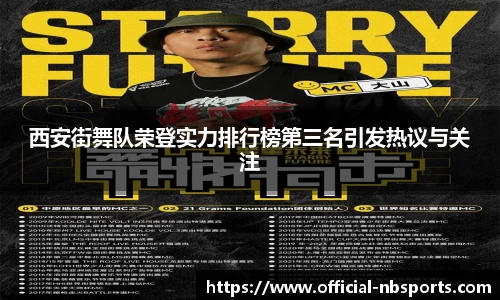 西安街舞队荣登实力排行榜第三名引发热议与关注